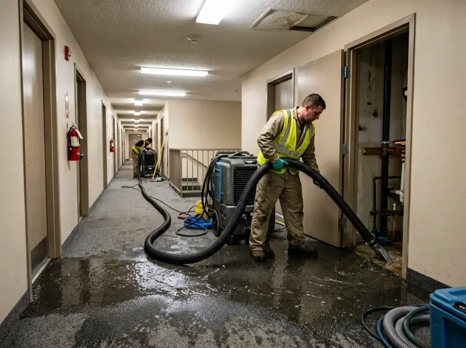 multi-unit-apartment-hallway-f-005 — frequently asked questions, Emergency Burst Pipe Water Extraction & Removal in Cabot, AR